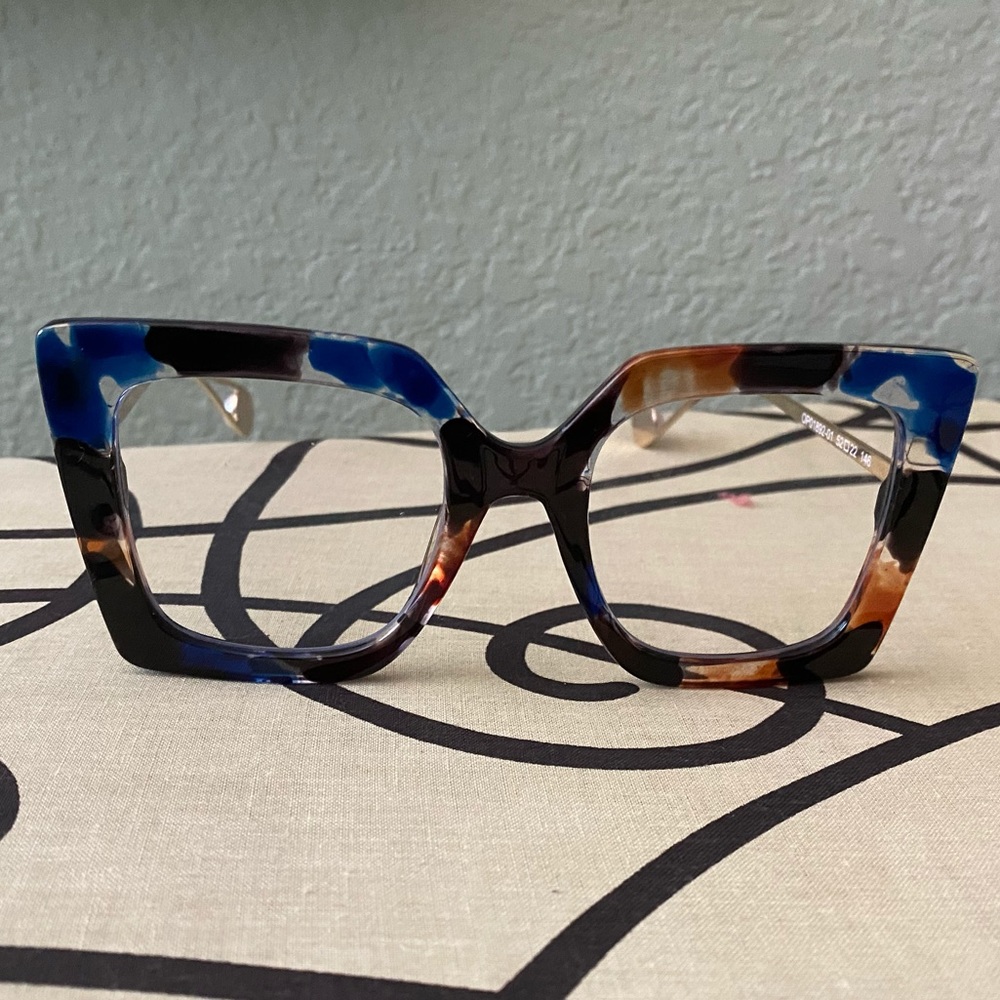 Blue light blocking oversized glasses